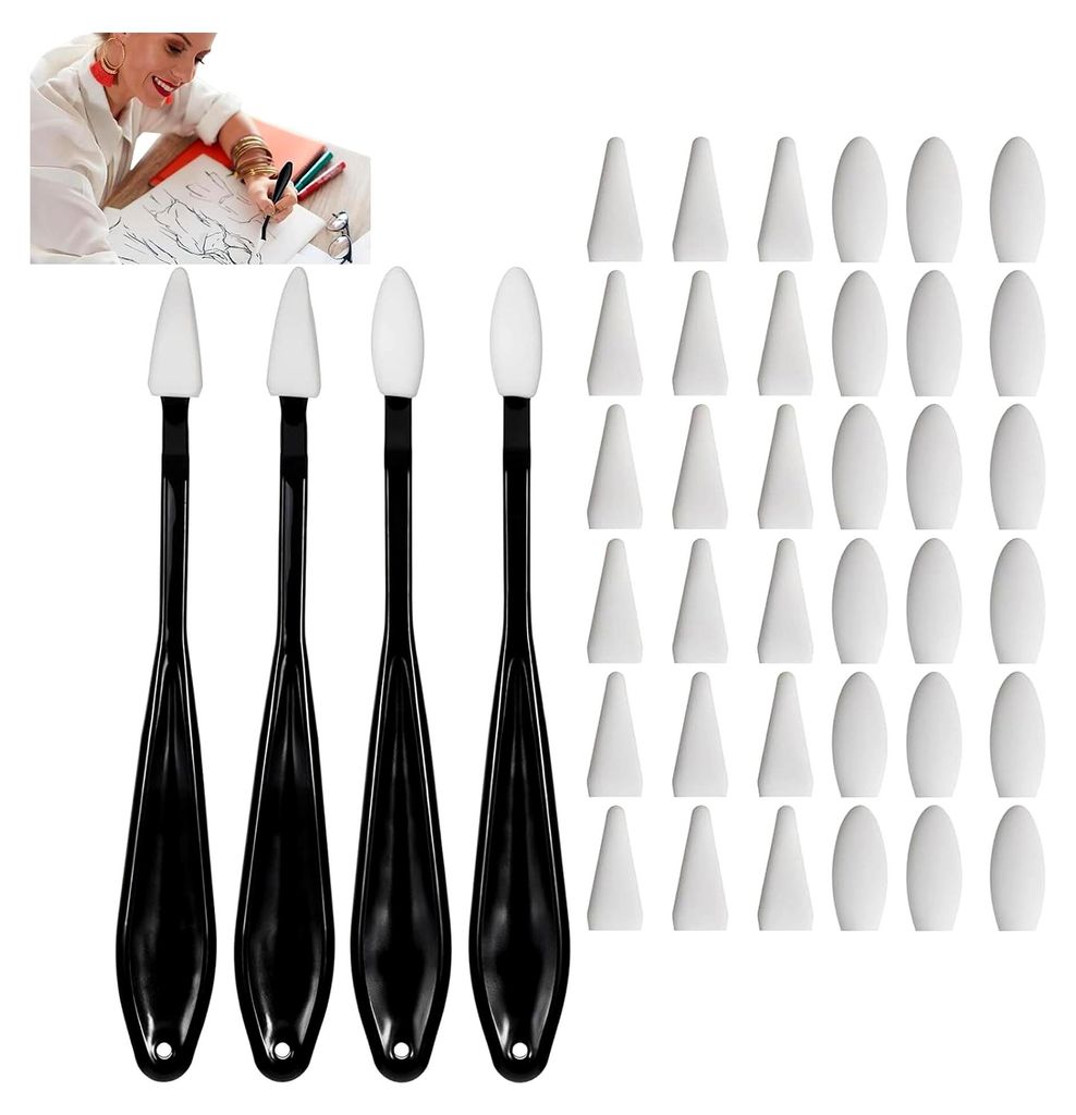 Druckbleistift – Pastellkreide, Ersatzkopf für Künstlerbedarf | Multifunktionaler Spitzer, tragbares Werkzeug zum Hervorheben, Schatten, Stempe...