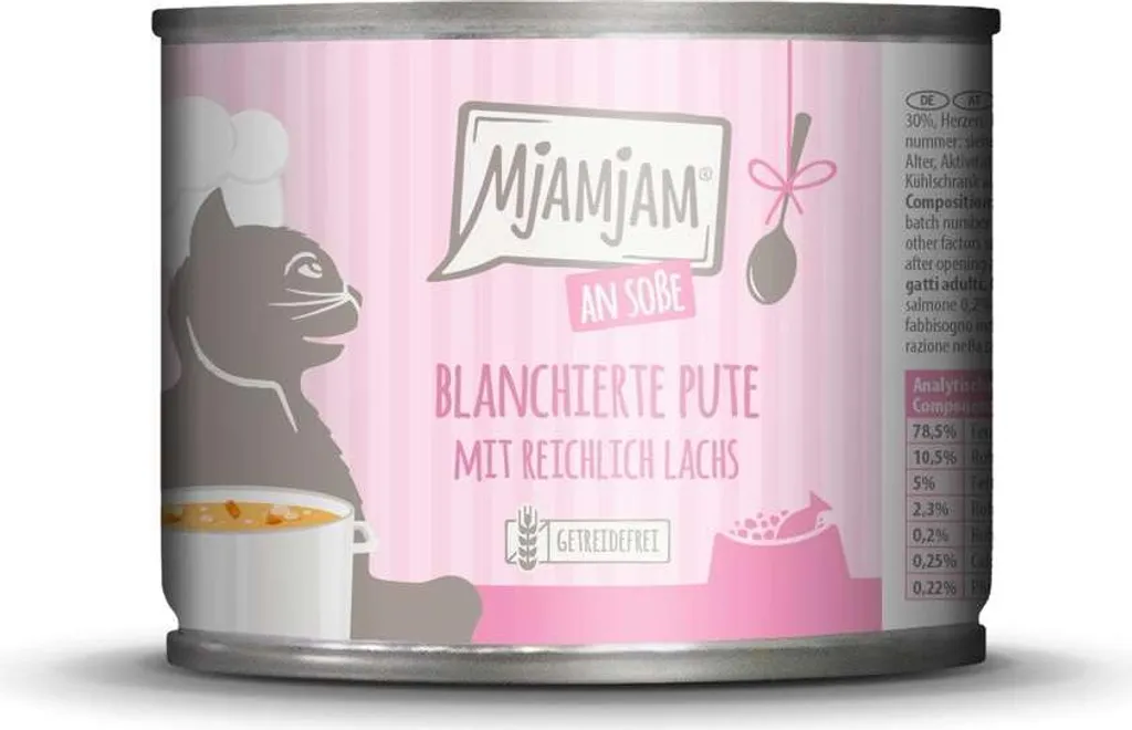 MjAMjAM Pollo e Salmone Selvatico in Salsa 6x185g | Senza Cereali - 2