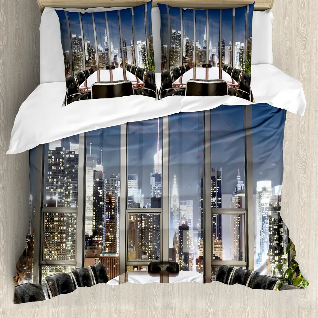 ABAKUHAUS Copripiumino Business Zimmer 155x220 - Stile Moderno City