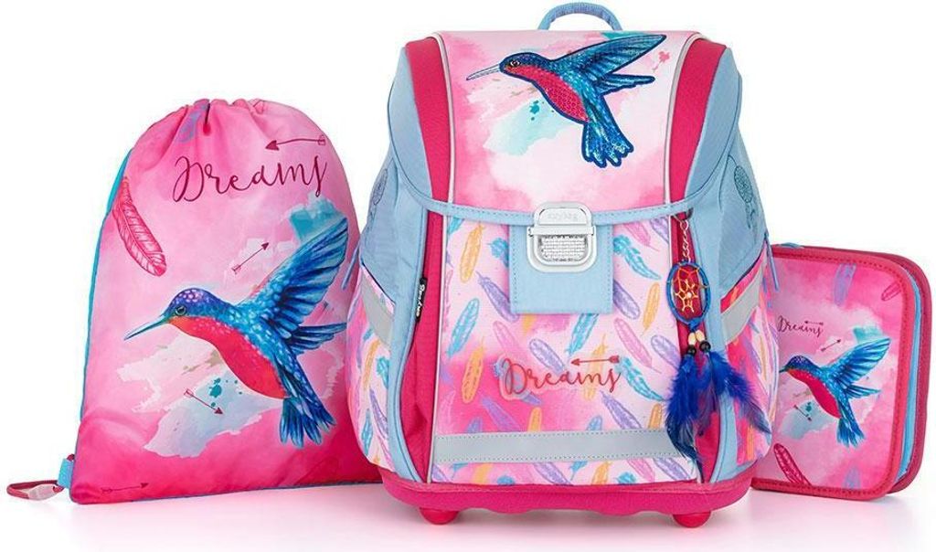 Scoolstar Kolibri Schulranzen Set Mädchen 1 Klasse | Set 3 Produktbild 