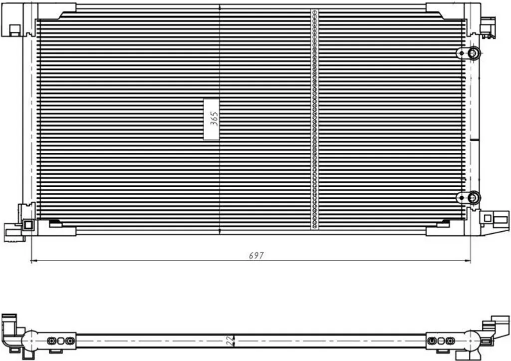 Condenseur de climatisation Prius PHV W52 pour réparer votre clim