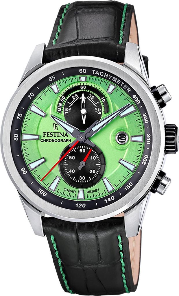 Festina F20695/3 Herrenuhr Timeless Chronograph 44mm 10ATM