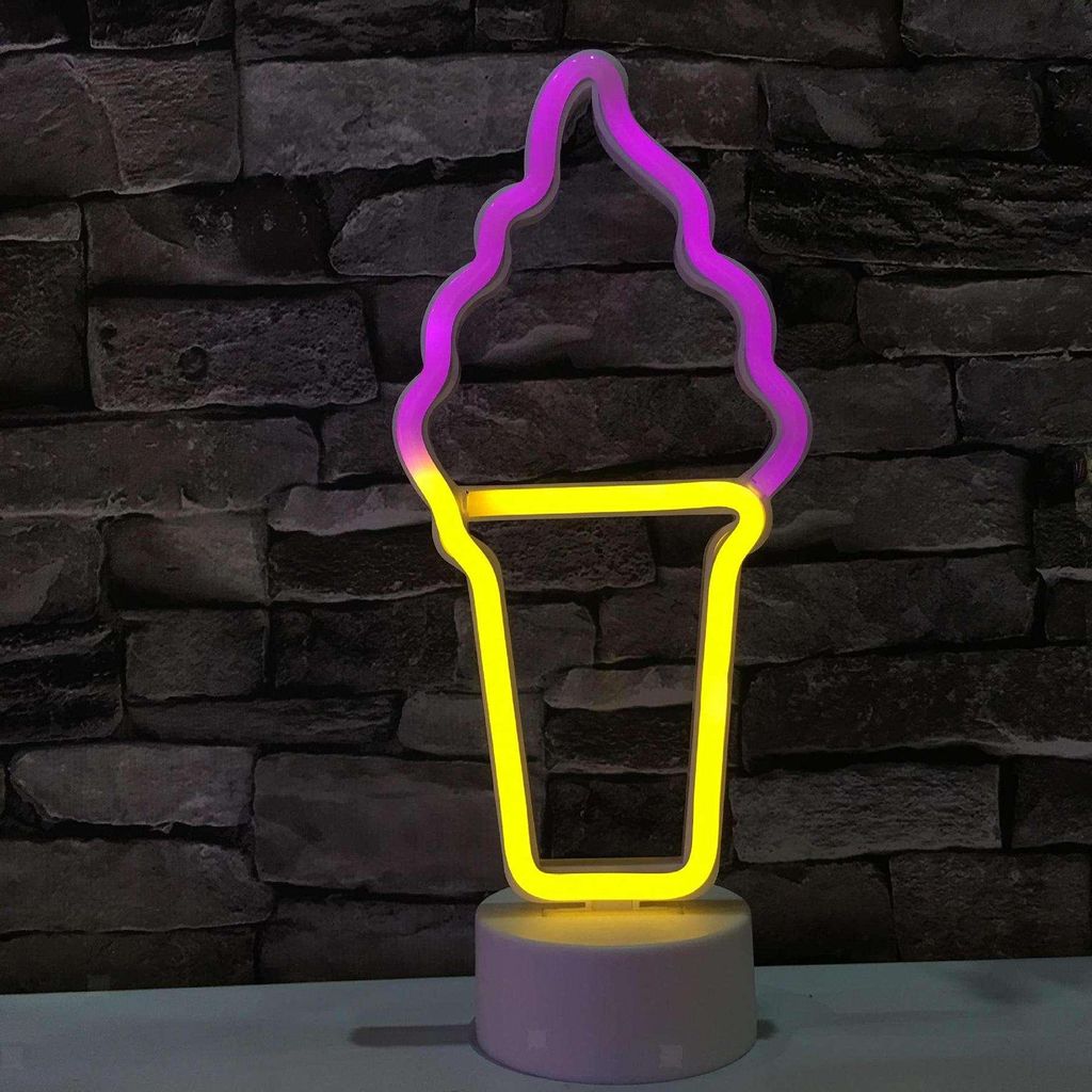 Lampe LED NEON, lampe décorative sur pied, glace dans un Image du produit 