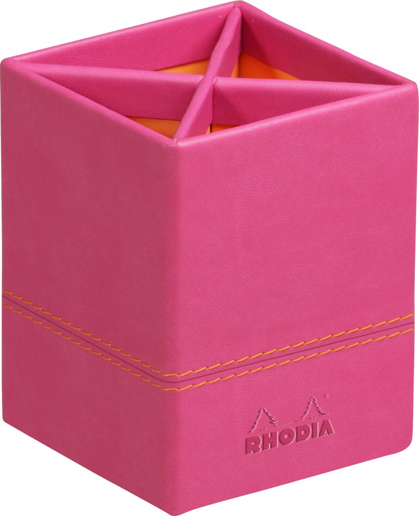 Rhodia Stifteköcher 8x8x11 himbeer