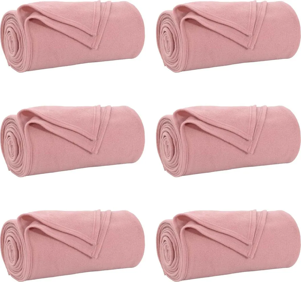 Offerta 6 Coperte Pile Rosa vidaXL 270x240 cm - Il Miglior Rapporto Qualità Prezzo