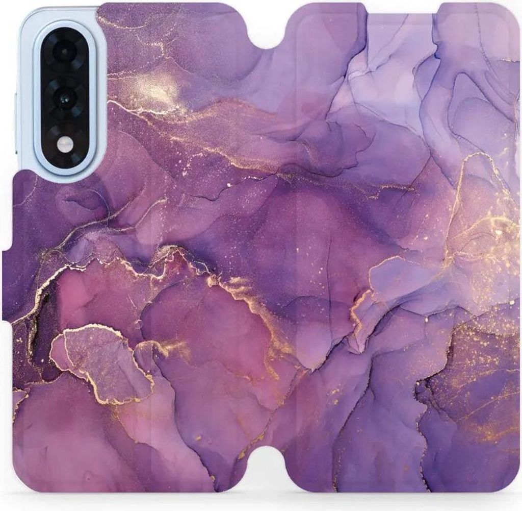 Handyhülle mit klappe für OnePlus Nord 5, Mobiwear Book, Violett