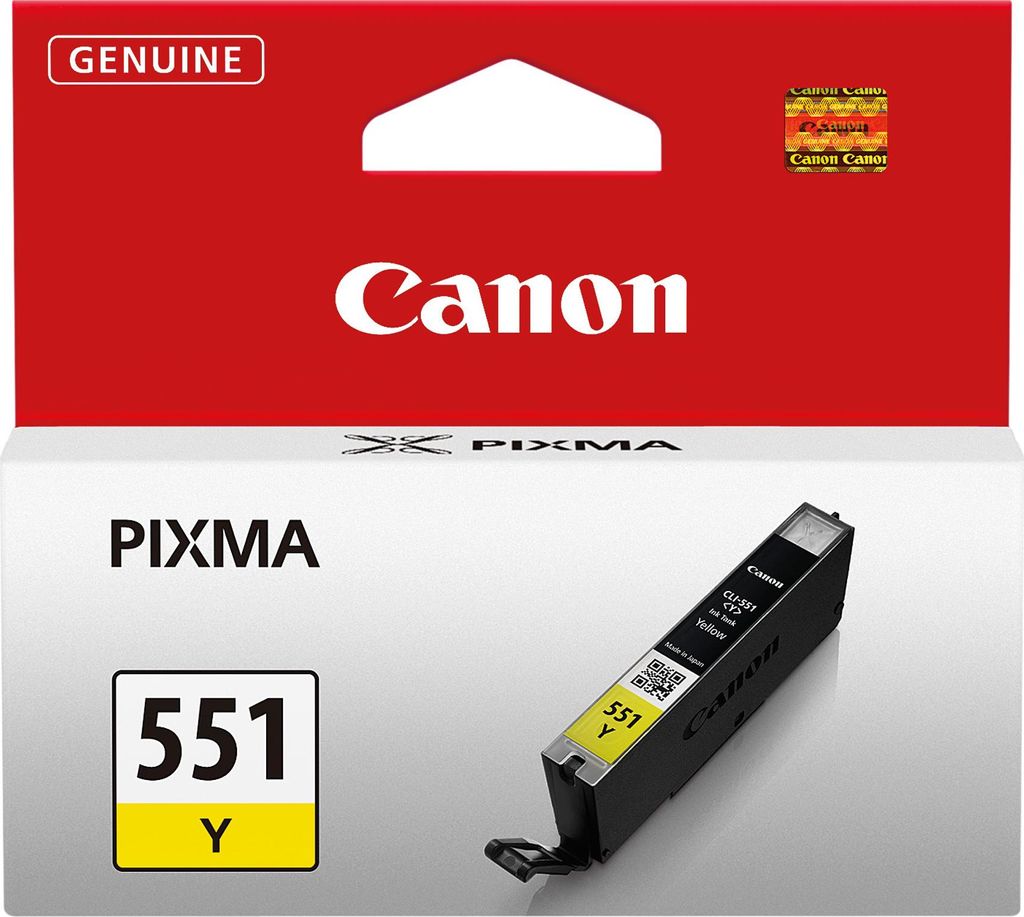 Canon 6511B001, Standardowa wydajność, Żółty, Tusz na bazie Zdjęcie produktu 