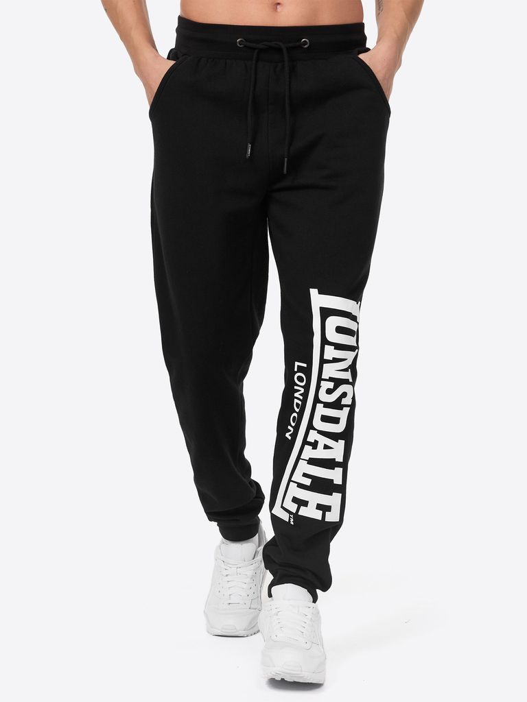 Lonsdale London Trainingshose Herren Logo Large schwarz 3XL