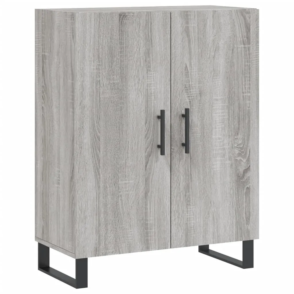 SYFAX™ Credenza Grigio Sonoma 69,5x34x90 cm in Legno Multistrato