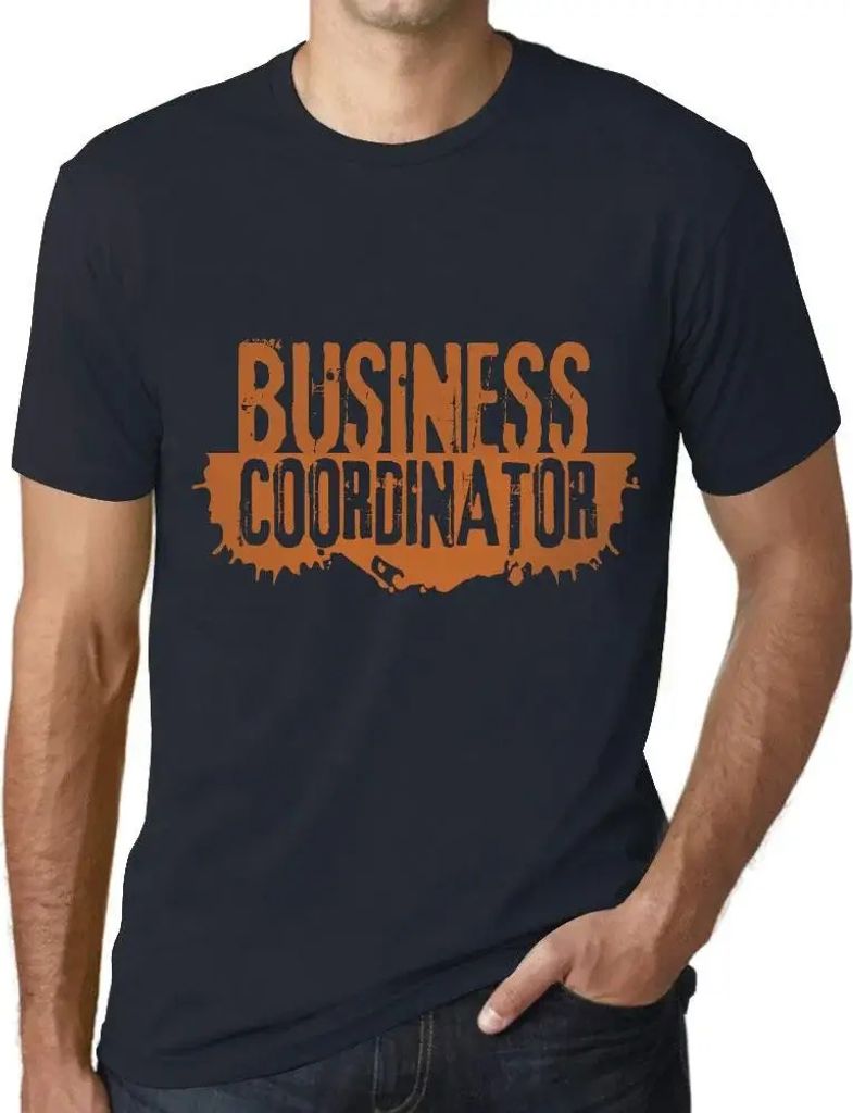 Herren Grafik T-Shirt Business-Koordinator – Business Coordinator – Öko-Verantwortlich Vintage Jahrgang Kurzarm Lustige Druck Geburtstag Gesch...