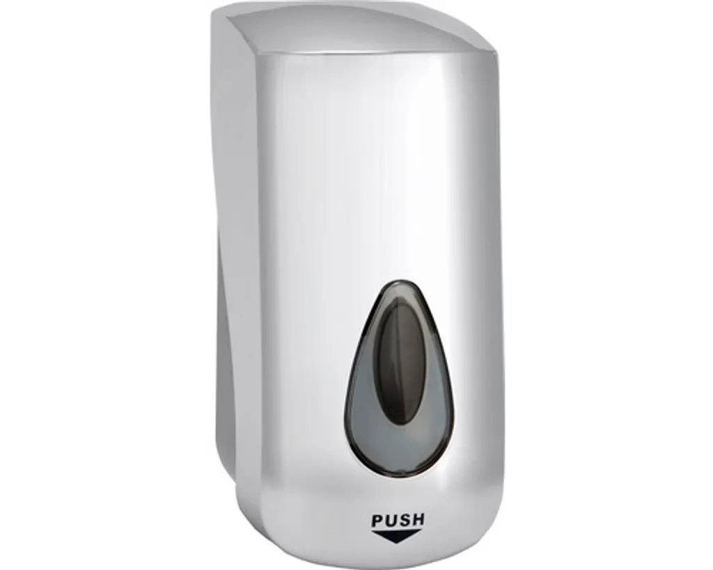 Distributeur de savon grande capacité 1000ml blanc avec fenêtre de niveau