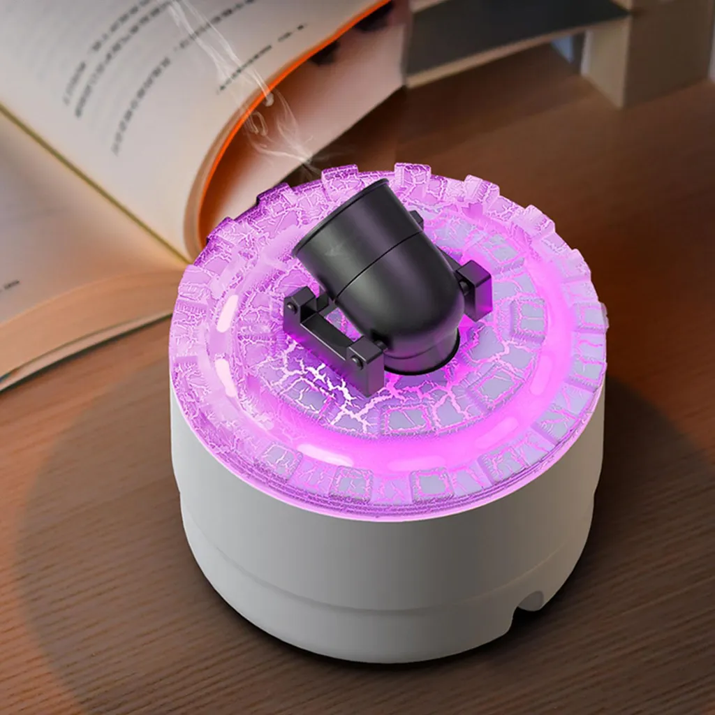 Diffuseur USB Huiles Essentielles Blanc avec Lumière LED - Aromathérapie