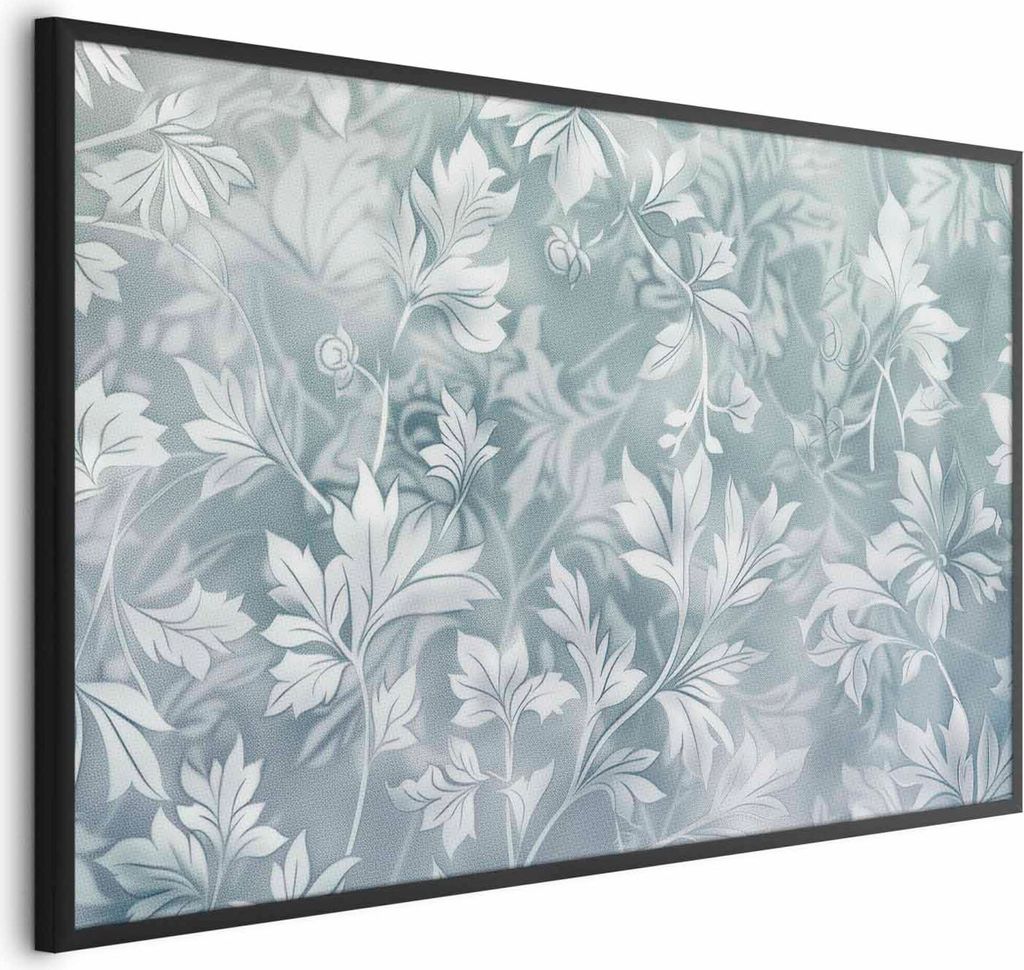 Posterpapier Poster - Worn Floral Patterns in Muted Turquoises 90x60 cm Muster f-H-10014-ao-a