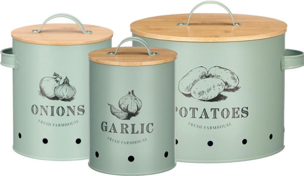 OTIX Vorratsdosen Zwiebeldose Kartoffelbehälter Produktbild 