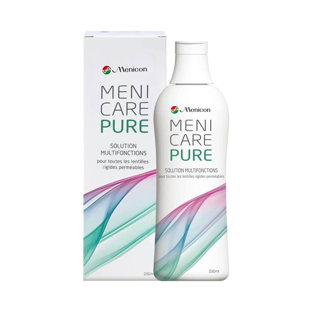Meni Care Pure Lösung f.harte Kontaktlinsen 250 ml