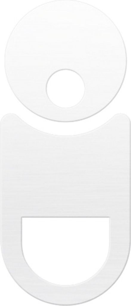 Wickelraum Piktogramm Edelstahl mit Farbvarianten, Farbe:Weiß