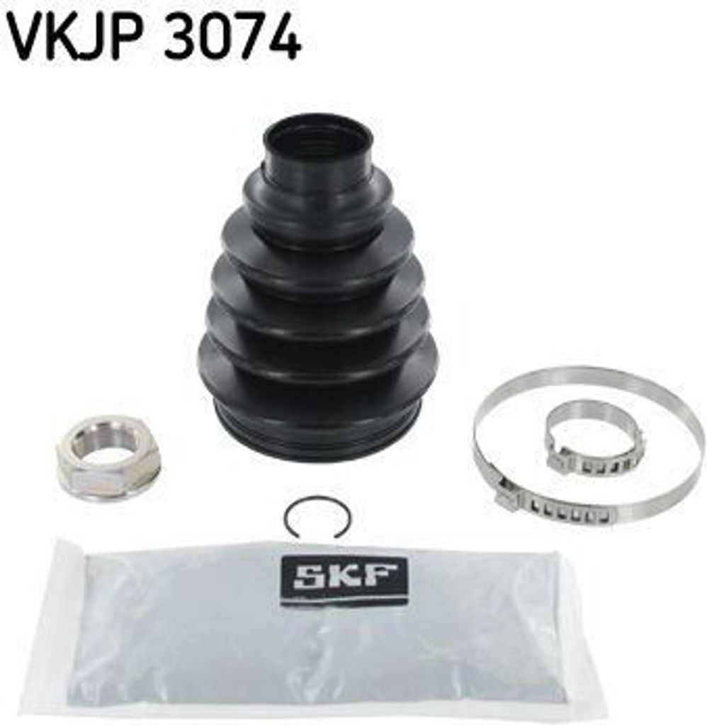 SKF VKJP 3074 Manschettensatz, Antriebswelle OE 329320 kompatibel mit Berlingo, C15, C3, C4er, C4, DS3, Xsara, 1007, 2008, 206, 207, 307, Partner