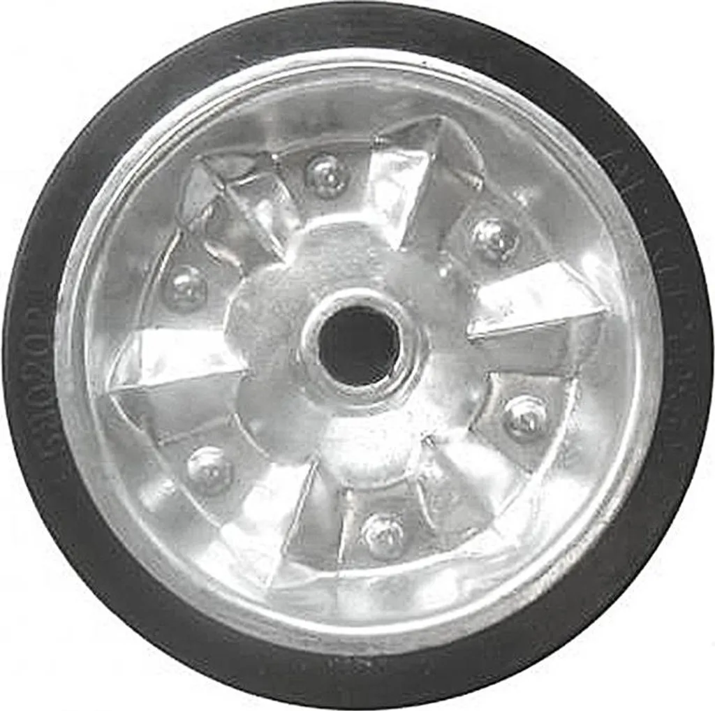 Ruota Ruotino AL-KO 200x50mm - Gomma Piena e Metallo per Rimorchio