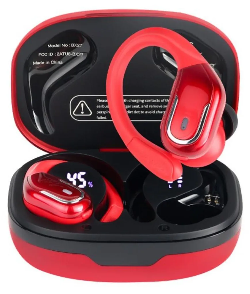 Écouteurs Bluetooth INF BX27 batterie 480mAh et crochets de maintien