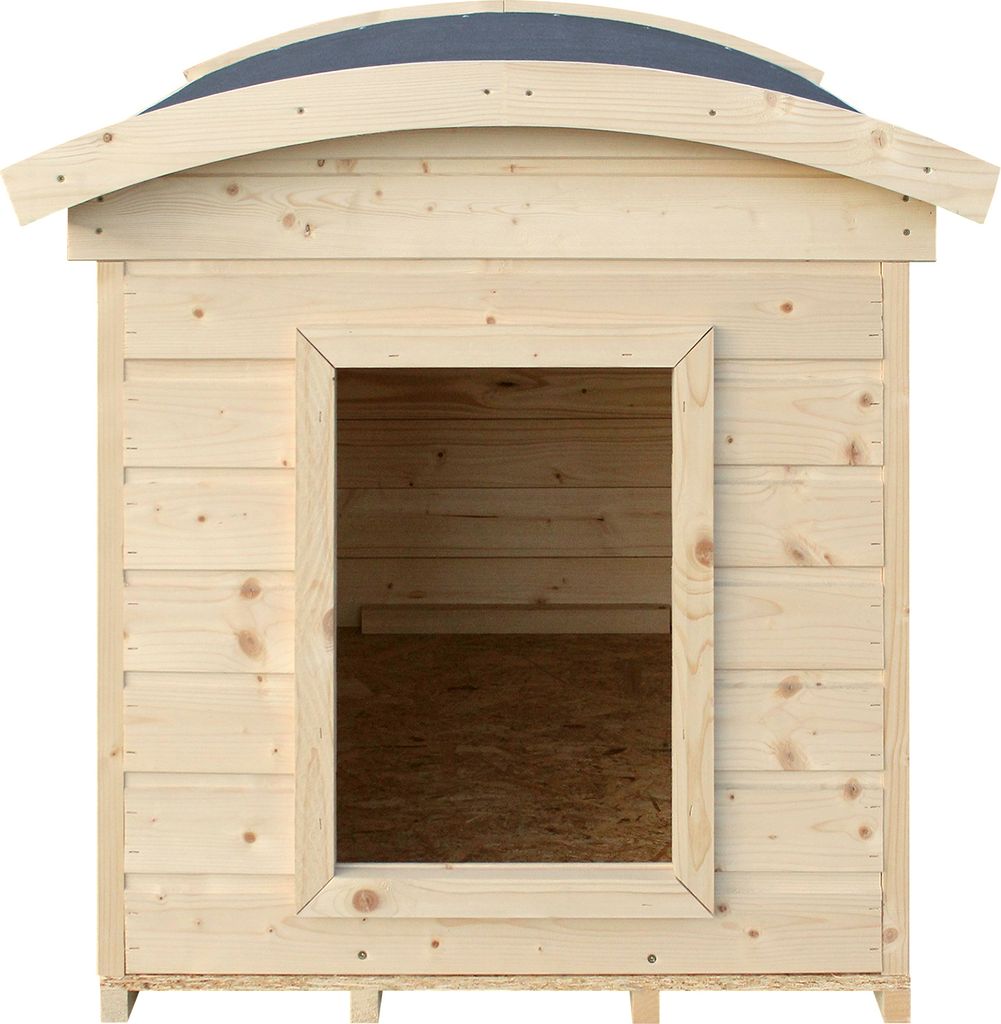 Hundehütte Outdoor kleine Hunde – Hundehaus Holz für Produktbild 