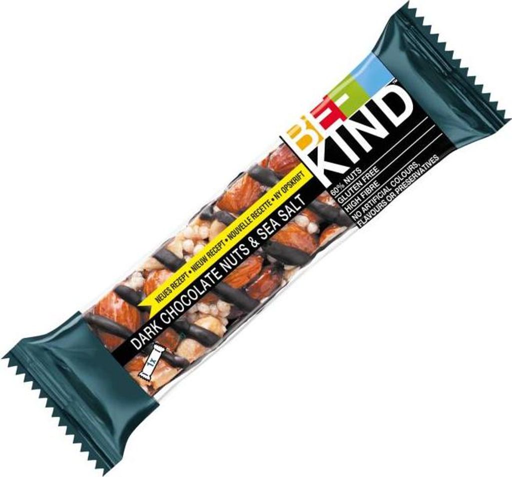 BE-KIND Dark Chocolate Nuts & Sea Salt 40g