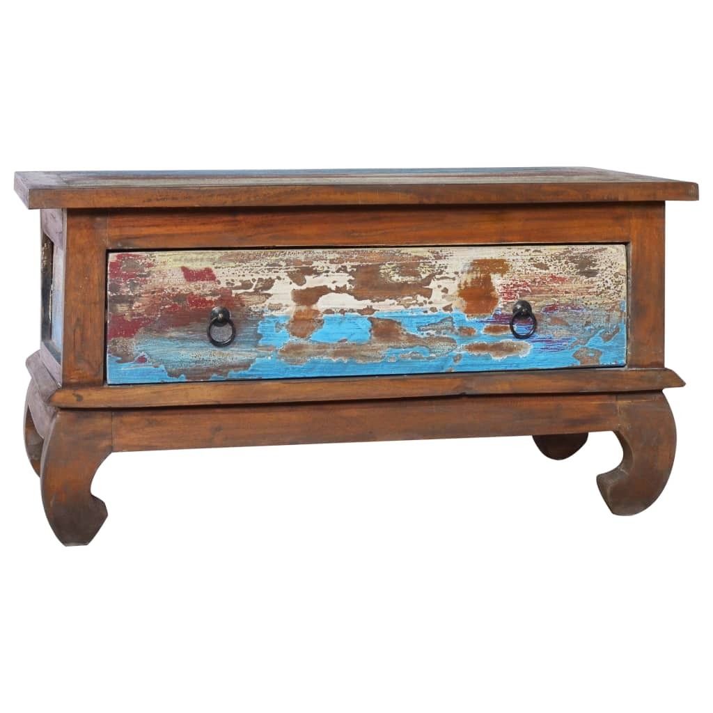 Maison Exclusive - Couchtisch 80x50x40 cm Teak Altholz