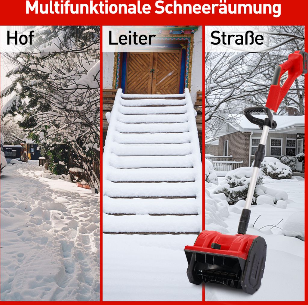 Akku-Tragbare elektrische Schneefräse,Zusammenklappbare Produktbild 7