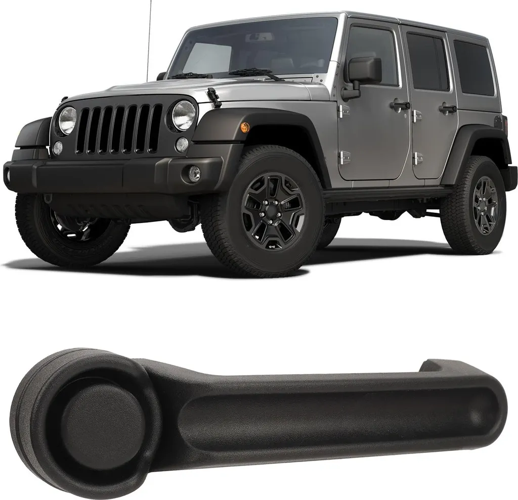 Nuova Maniglia Esterna 4589164AF per Jeep Wrangler JK - Nero Opaco
