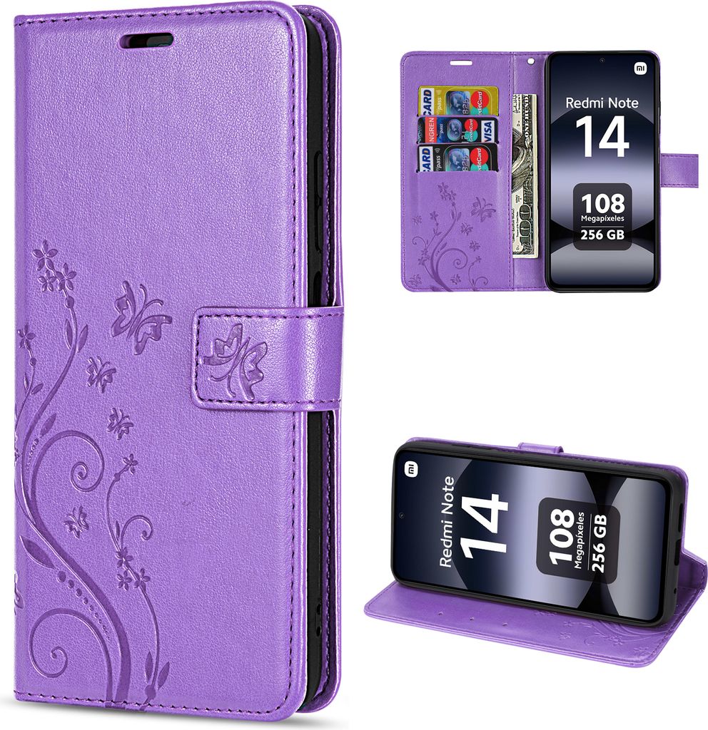 Hülle für Xiaomi Redmi Note 14 4G, Handy Tasche Handyhülle Produktbild 