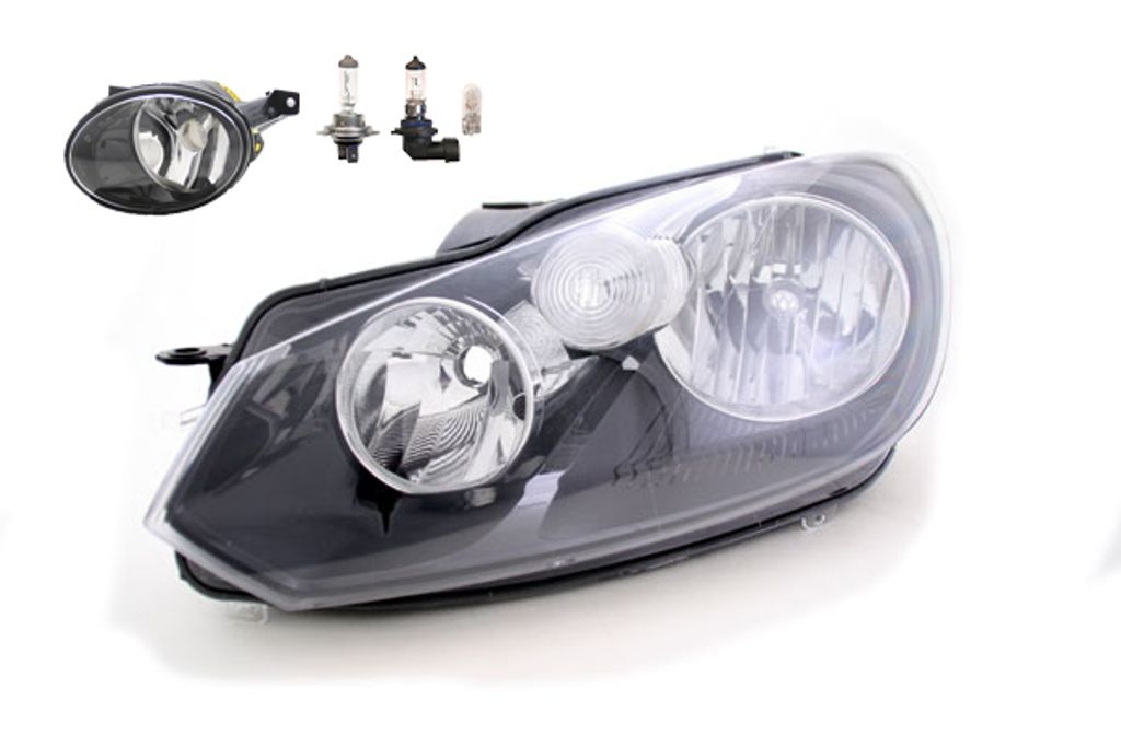 Johns, Scheinwerfer Halogen passend für VW Golf VI 5K1 AJ5 08-13 H7 H15 L +Nebel+Leuch. 5K1941005L 5K1941005E 5K1941005H 5K1941005J 5K1941005Q 5K1...