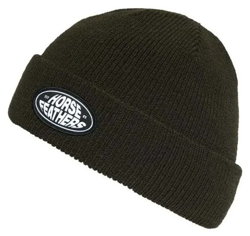 Bonnet Del Horsefeathers Olive Night : Confort Doux et Maille Souple