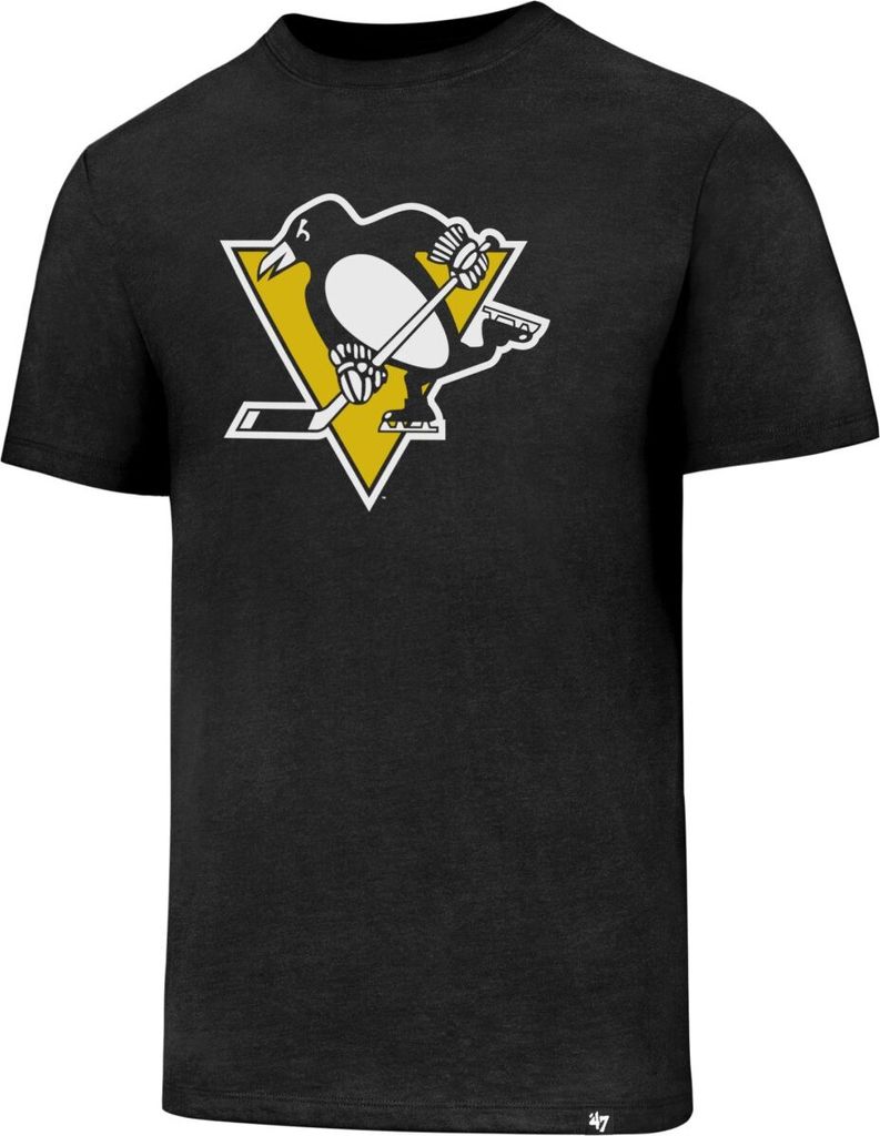 47 Brand CLUB Shirt - NHL Pittsburgh Penguins schwarz Zdjęcie produktu 