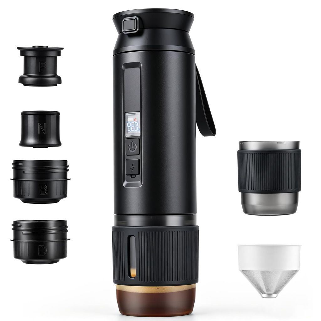 Reisekaffeemaschine Espressomaschine tragbar 30 Bar 100ml Produktbild 