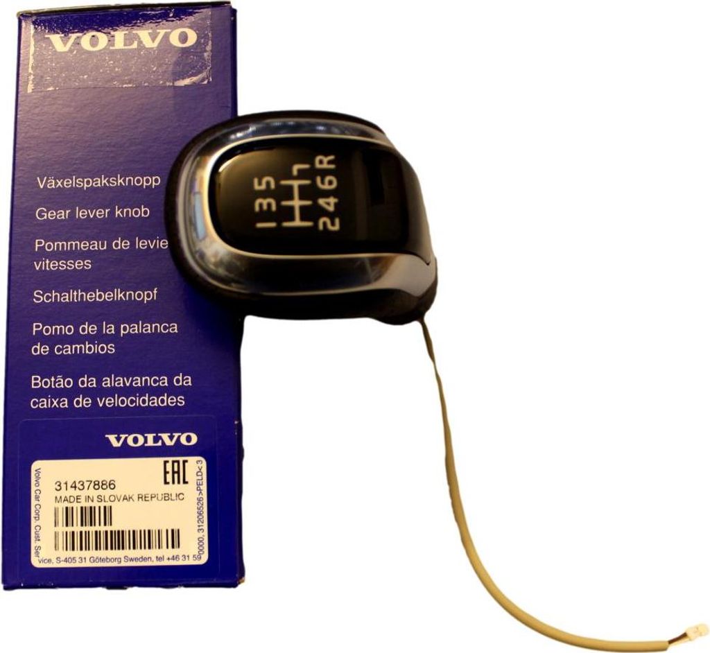 VOLVO V40 II Schalthebelknauf R-Design manuell OE