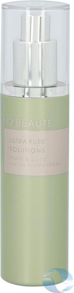M2 Beauté Ultra Pure Solutions Aufhellendes Serum Pearl & Gold Facial Nano Spray 75 ml