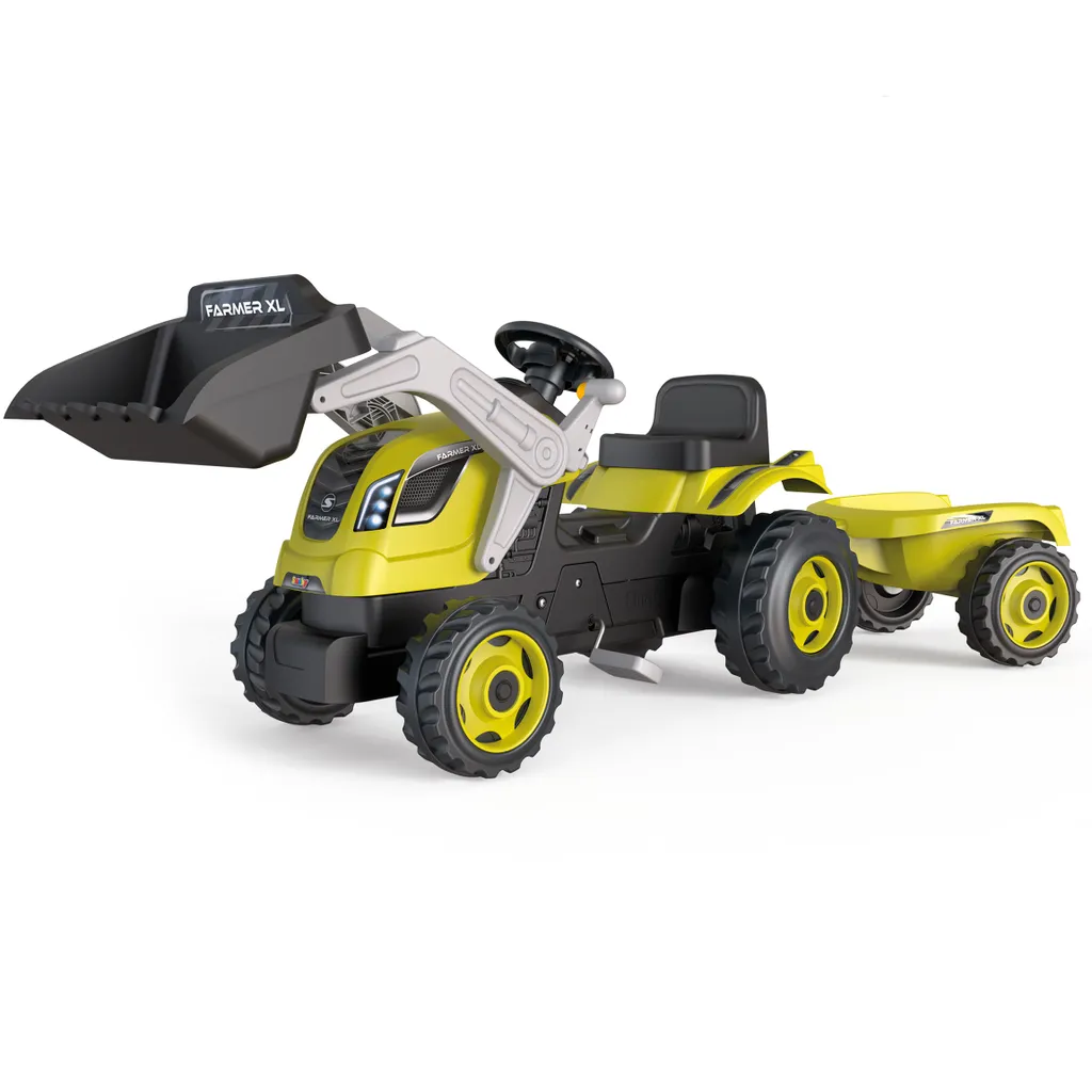 Tracteur à pédales de jardin Smoby Farmer Max pour jouer en plein air
