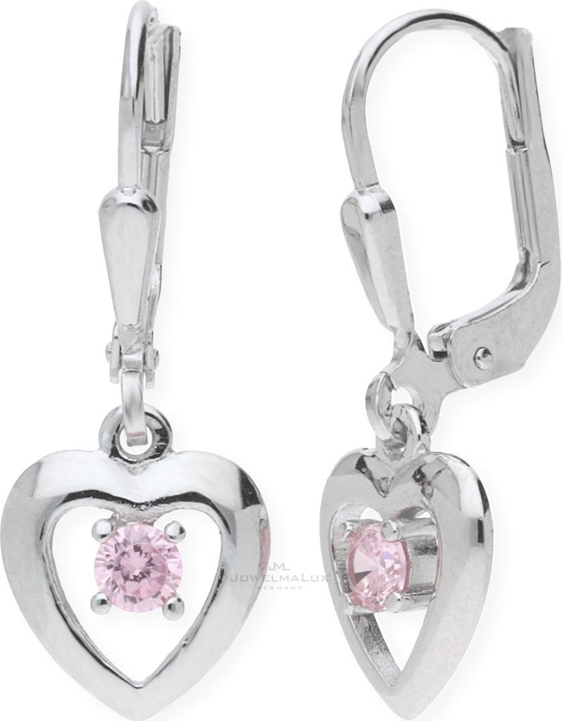JuwelmaLux Herz Ohrhänger 925 Silber Zirkonia JL10-06-1213