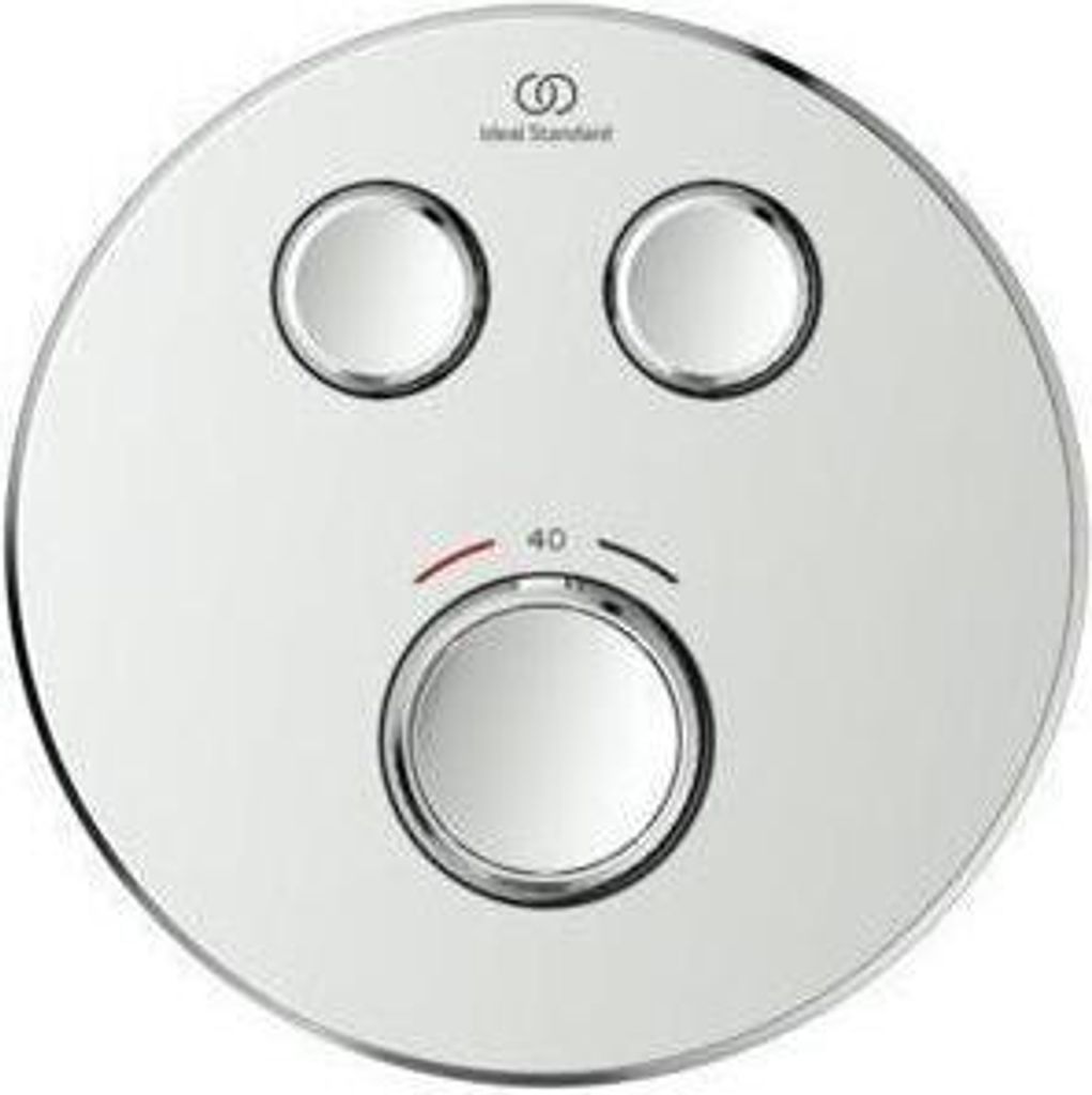 IS Brausethermostat UP Ceratherm Navigo 2 Verbraucher Rund Chrom