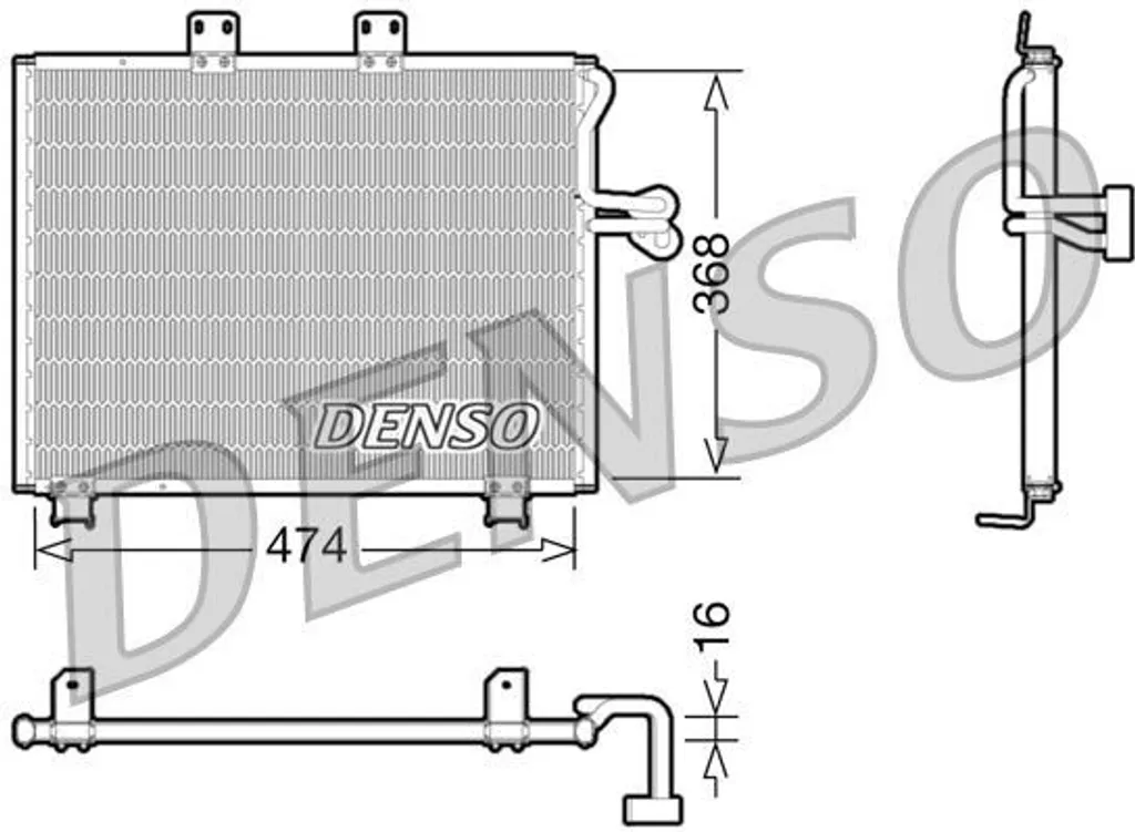 Condenseur de climatisation Jeep Wrangler II pour restaurer le froid AC