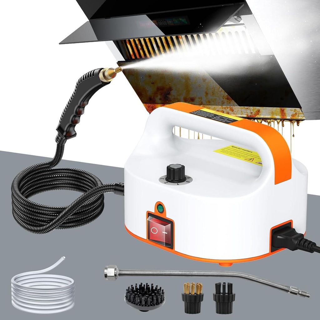Dampfreiniger, 2500W Hochdruckdampfer zum Reinigen, 4.5 BAR Produktbild 