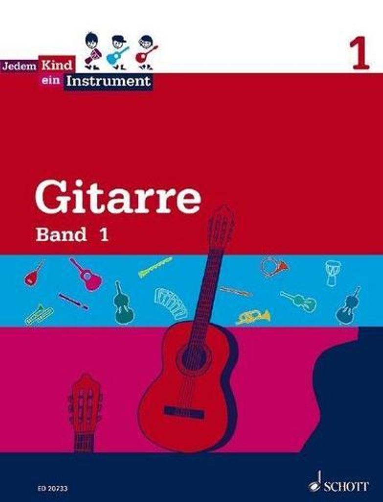Jedem Kind ein Instrument. Gitarre Band 1 Image du produit 