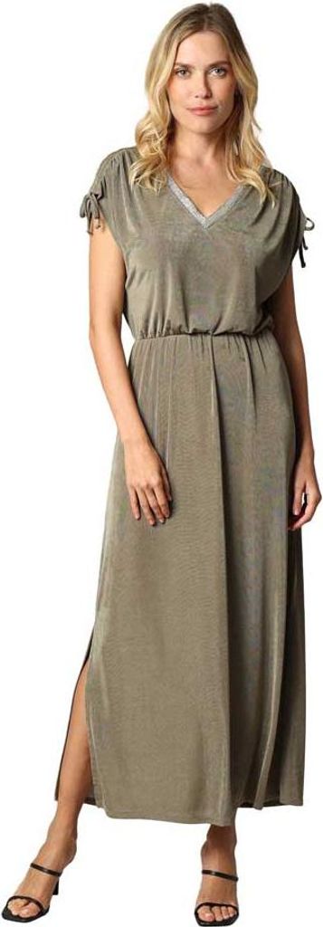 Deeluxe Rosajane M+ Kurzarm Midi-kleid Grün L Damen Grün L