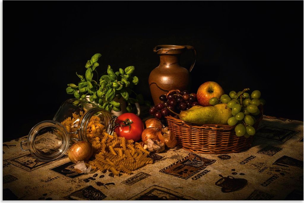 ARTland Wandbild Alu für Innen & Outdoor Stillleben Größe: 120x80 cm