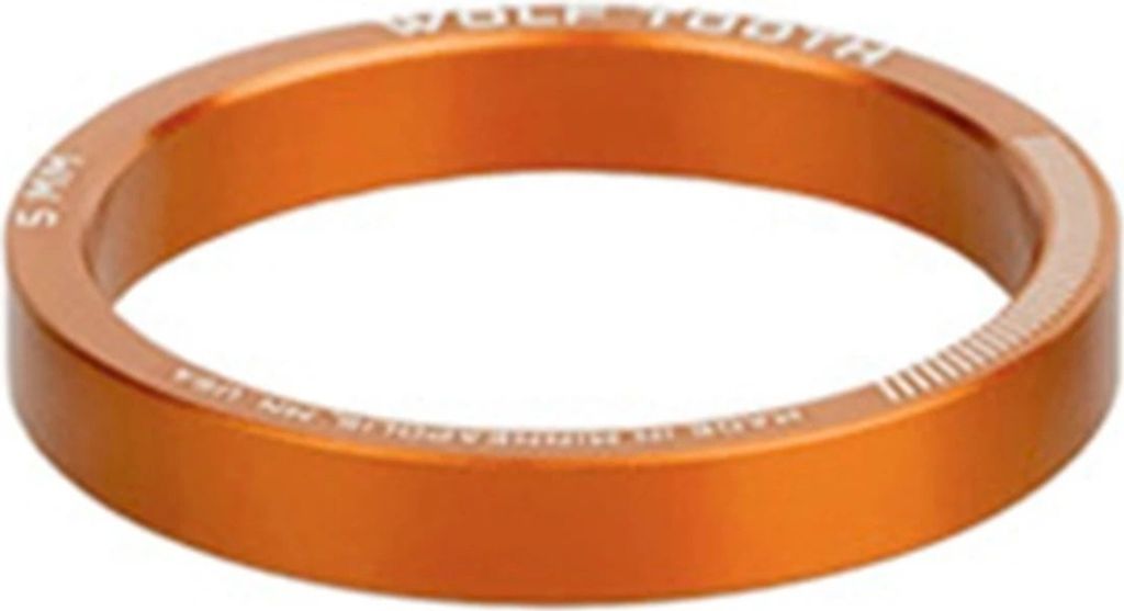 Wolf Tooth Steuersatz Spacer, 1 1/8", 5mm, orange