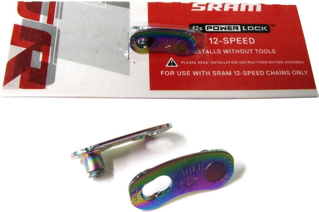 SRAM Chain Link Connector Power Lock 12-fach Regenbogen Produktbild 