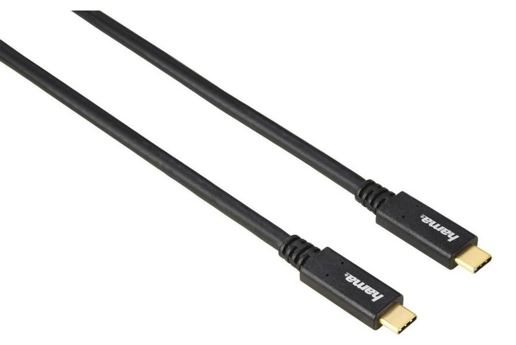 Hama 1m, 2xUSB3.1-C, 1 m, USB C, USB C, USB 3.2 Gen 2 (3.1 Produktbild 