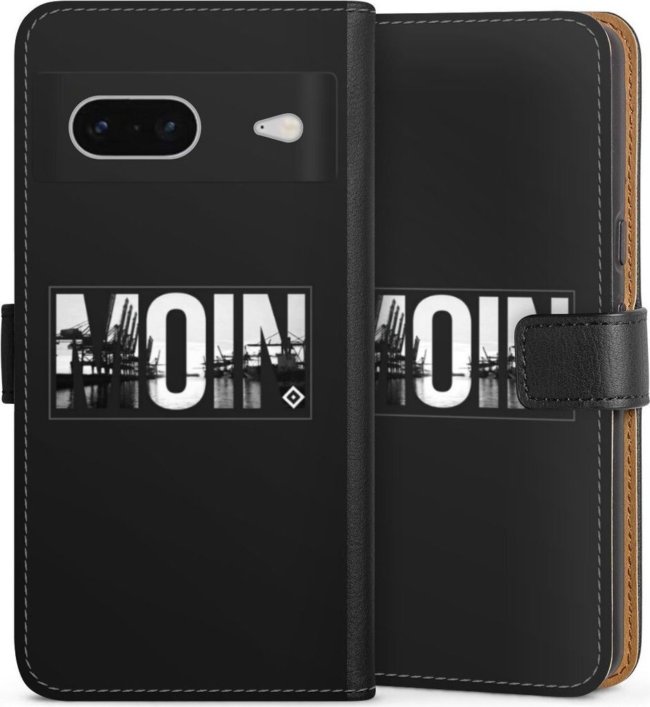 DeinDesign Klapphülle für Google Pixel 7 Handytasche Lederhülle Tasche HSV Hamburger SV Offizielles Lizenzprodukt