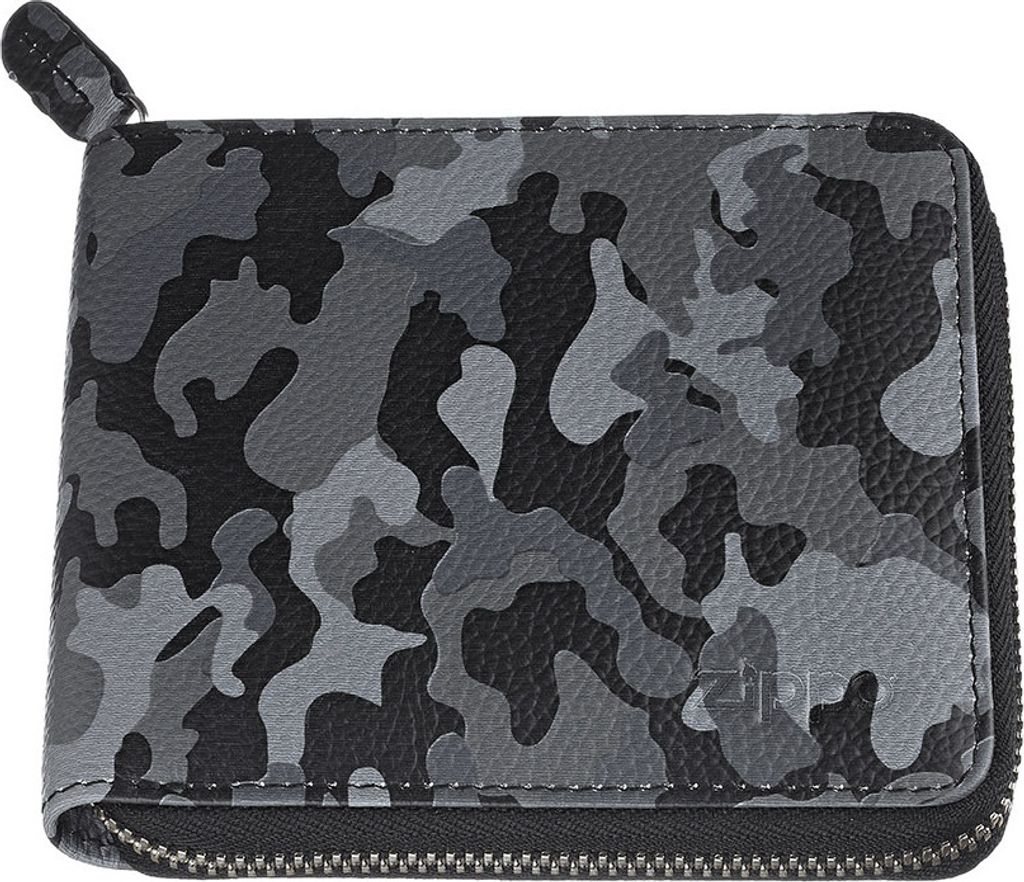 ZIPPO Kleintaschen Geldbörse mit RV camouflage/grau camouflage grau Größe