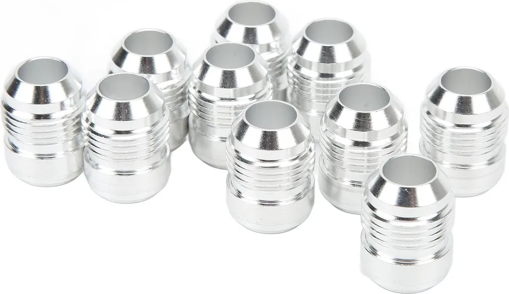 10 Pezzi Adattatore AN10 Maschio Alluminio 3/4" per Saldatura Professionale