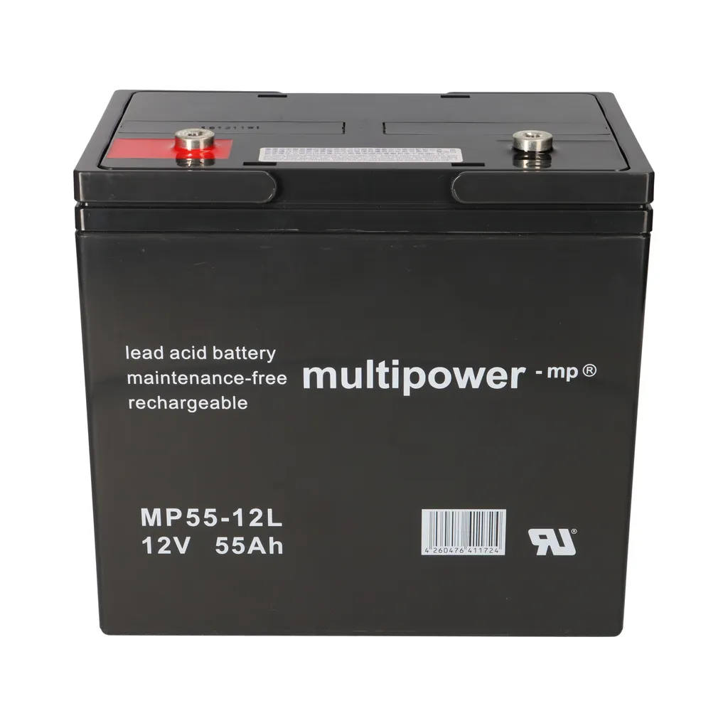 Batterie au plomb Multipower MPL55-12 12V 55Ah Pb haute performance